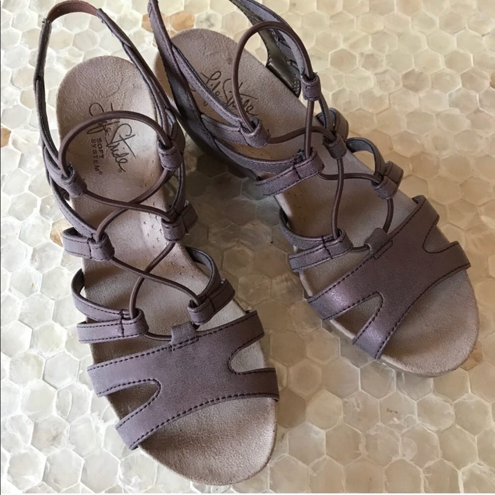 NWOB Life Stride Chocolate Brown Sandals